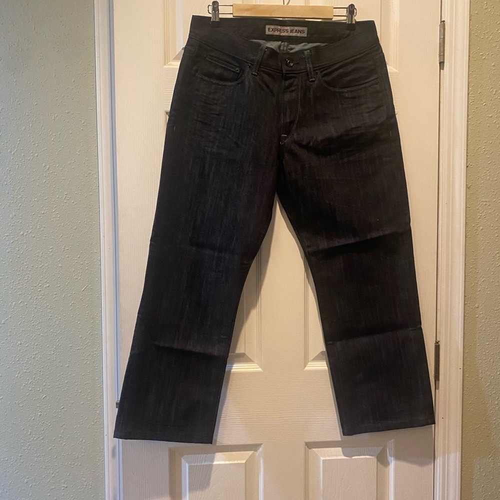 Express Black Bootcut Jeans Classic Style